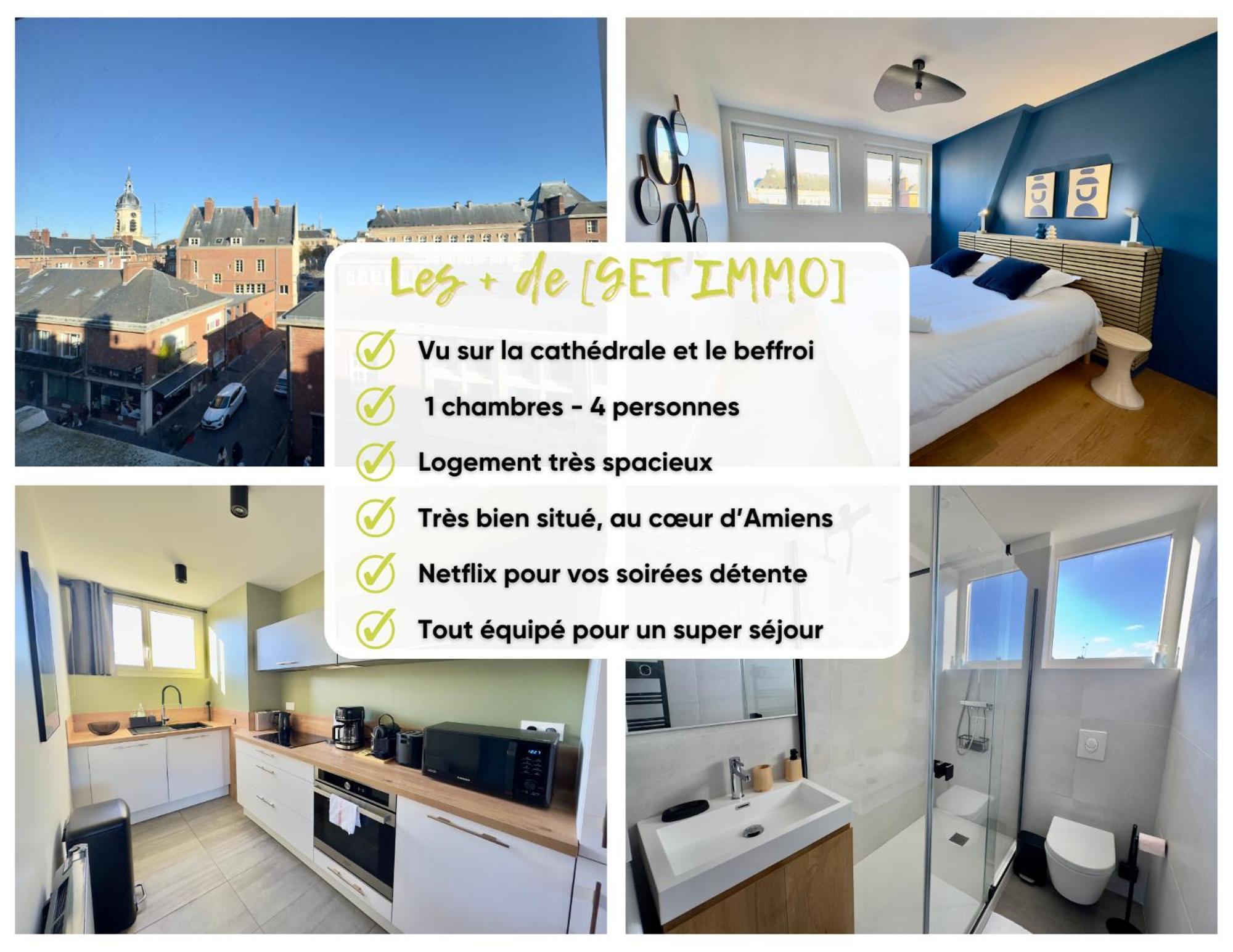 Vue Cathedrale, Beffroi, Netflix En Hyper Centre Apartment Amiens Luaran gambar